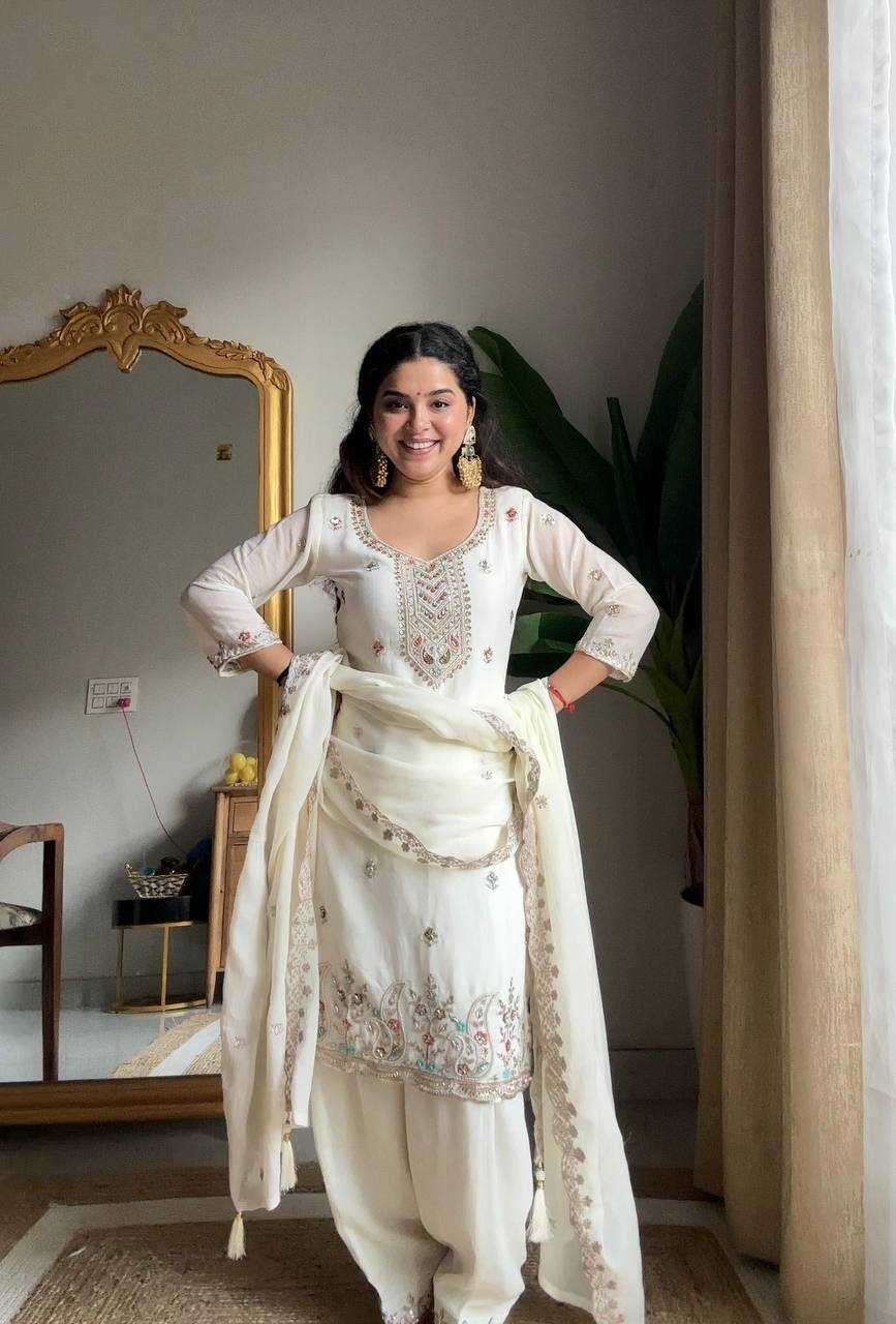 Chinon Embroidery Salwar Suit